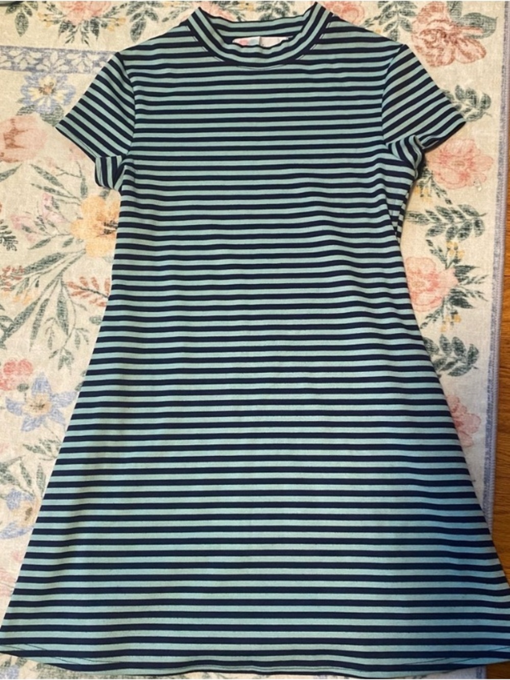 FP Beach Striped Mock Neck Mini Dress - Picture 3 of 6